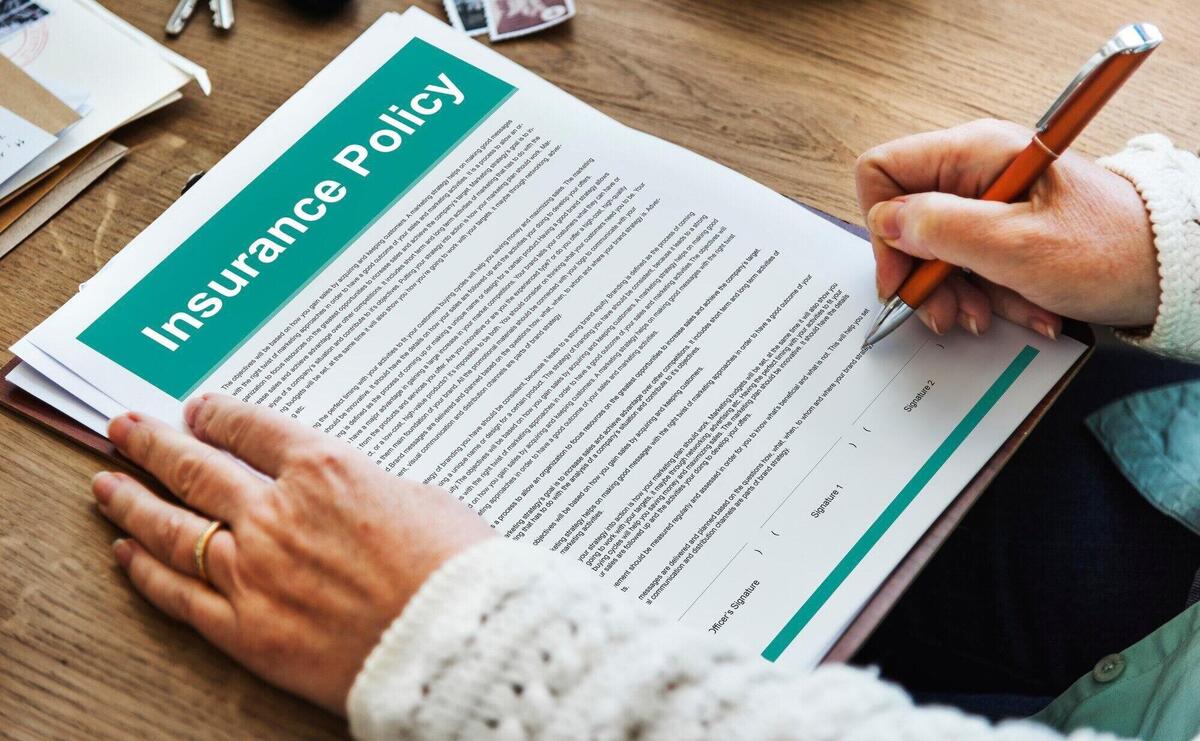 Insurance Policy Agreement Terms Document Concept