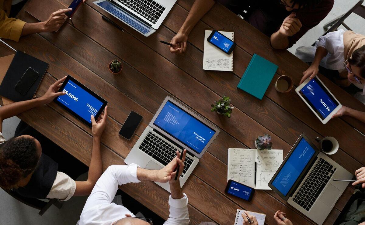 People Having Business Meeting Together