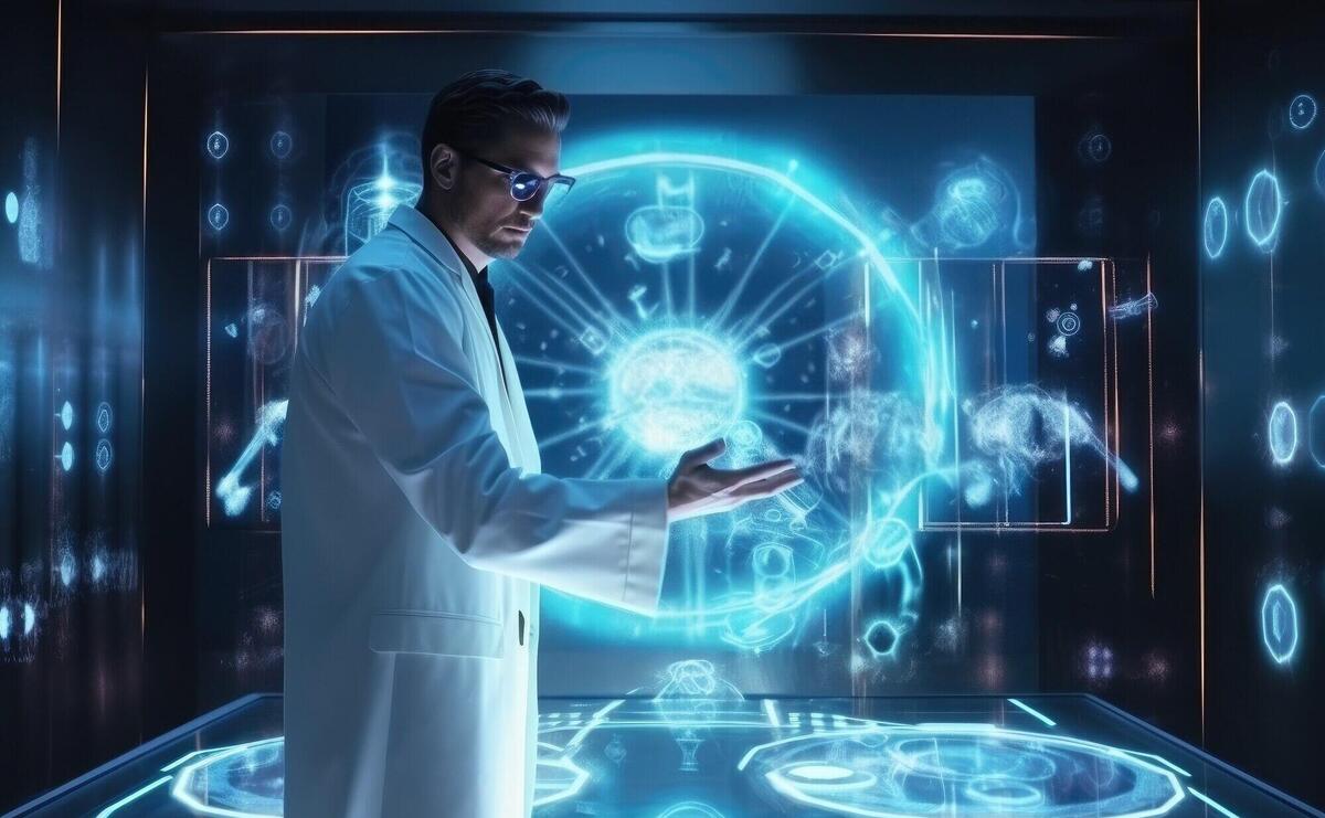 Doctor from the future concept