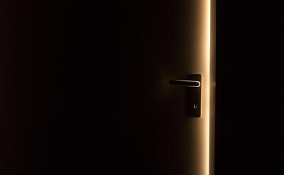 Dark, door, door handle