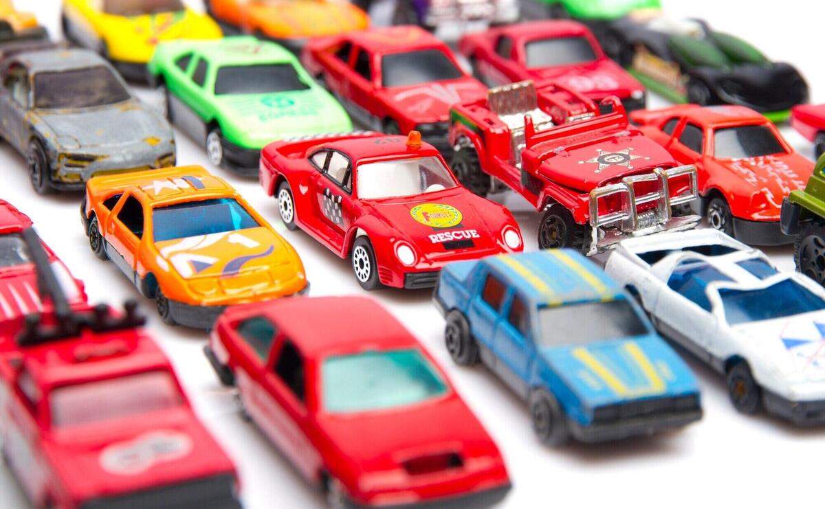 colorful car toys